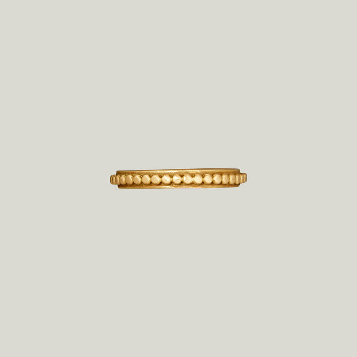 Raised Dot Gold Band