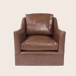 Charlotte Leather Swivel Chair
