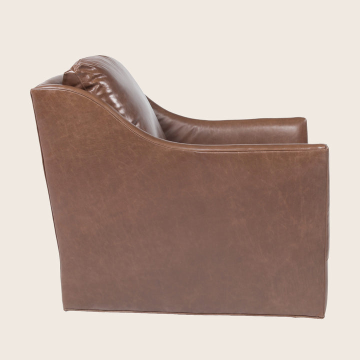 Charlotte Leather Swivel Chair