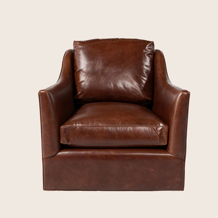 Charlotte Leather Swivel Chair