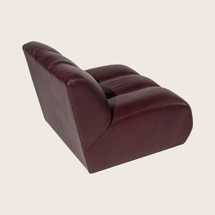 Grove Street Leather Armless Chair
