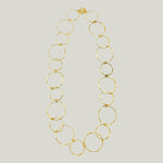18K Cartier 1960 Gold Circle Sautoir Necklace Serial No. 55237