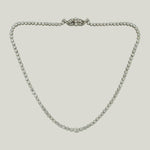 Platinum Art Deco Rivierre Diamond Necklace
