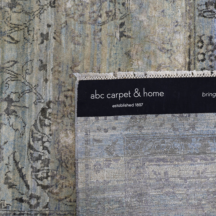 Grey Alchemy Traditional Wool Silk Blend Rug - 12' x 17'