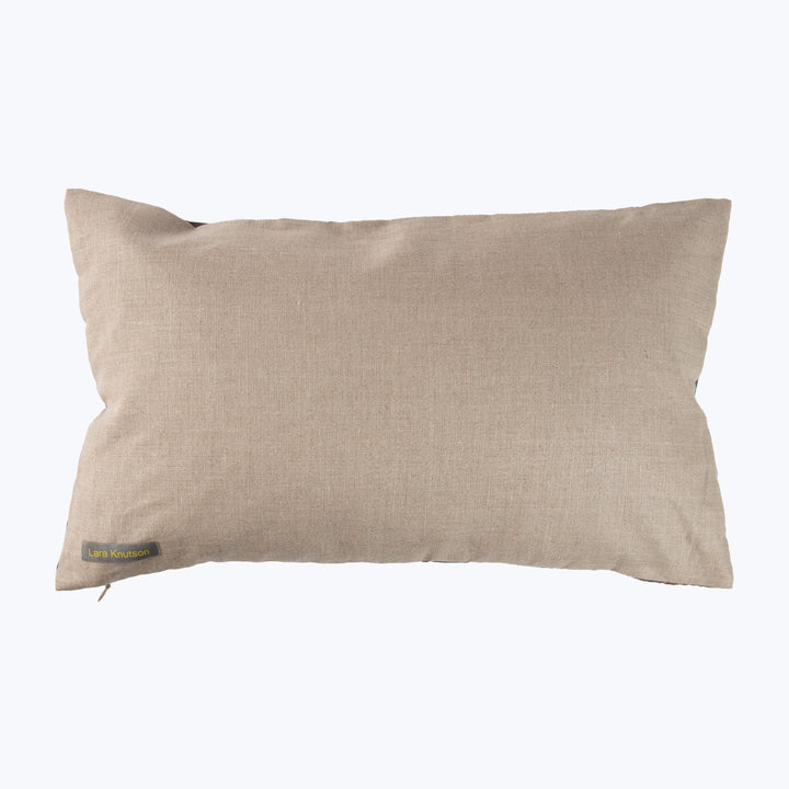 Aurora Brush Cross Pattern Lumbar Pillow