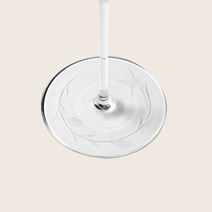 Unity White Wine Glass, Butterfly Ballet