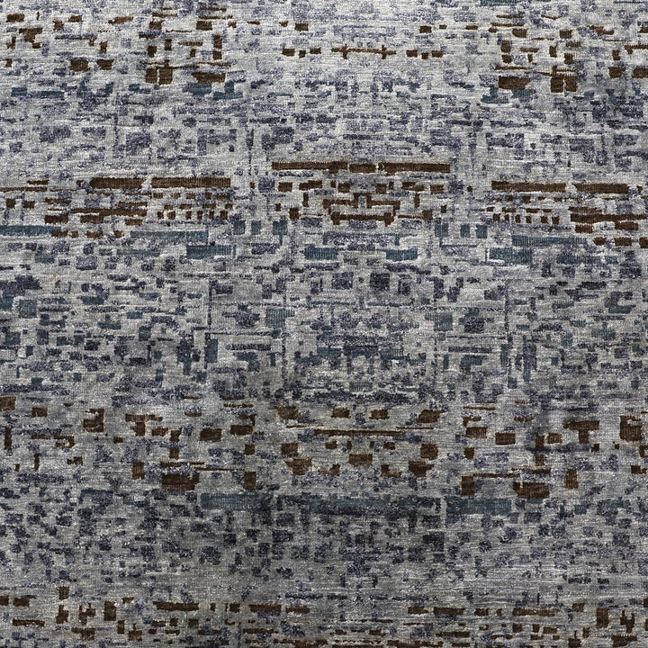 Blue Alchemy Textured Wool Silk Rug - 9' x 12'