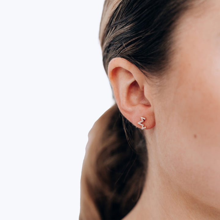 Aztec Zig Zag Single Stud