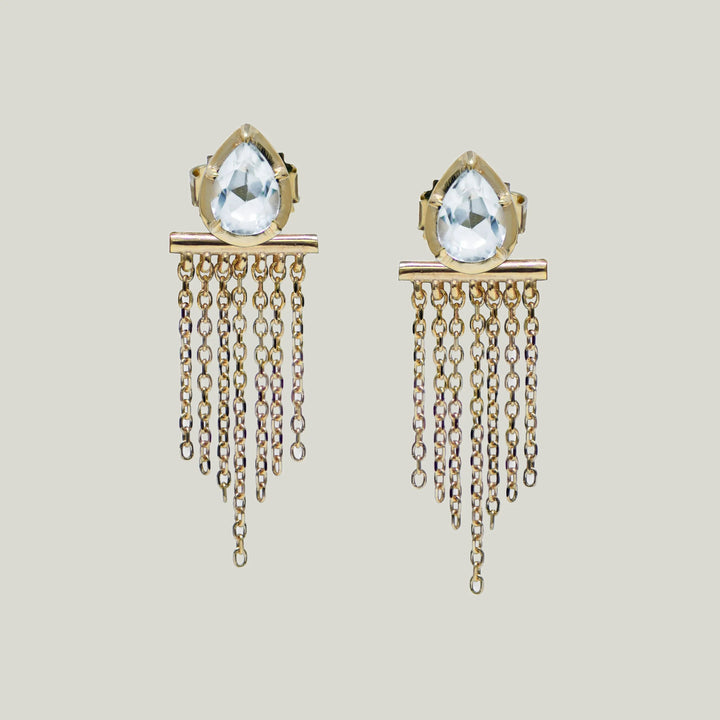 Image for Mélia Fringe Pear Studs