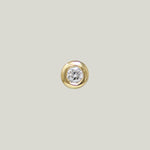 Cléo Round Diamond Single Stud