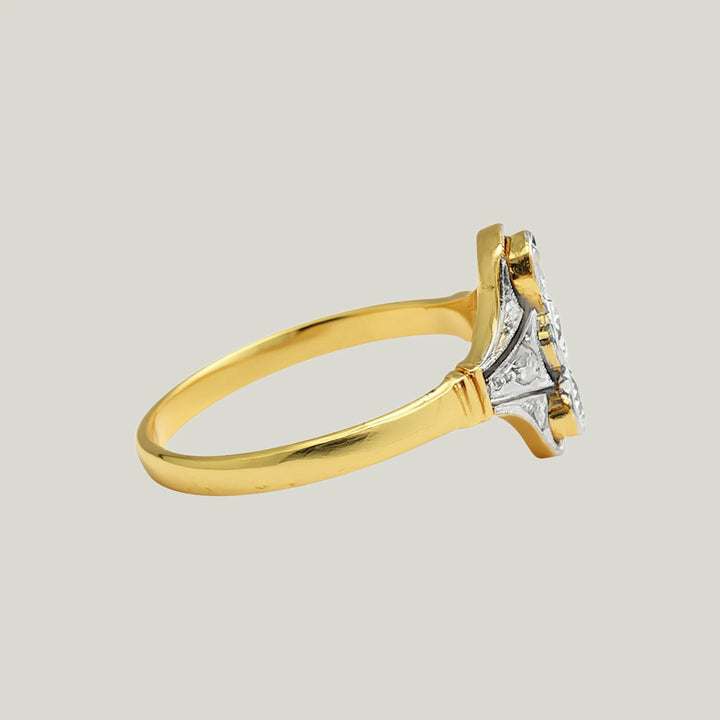 Belle Epoque 18KYG 0.55 ct. TW Diamond Ring