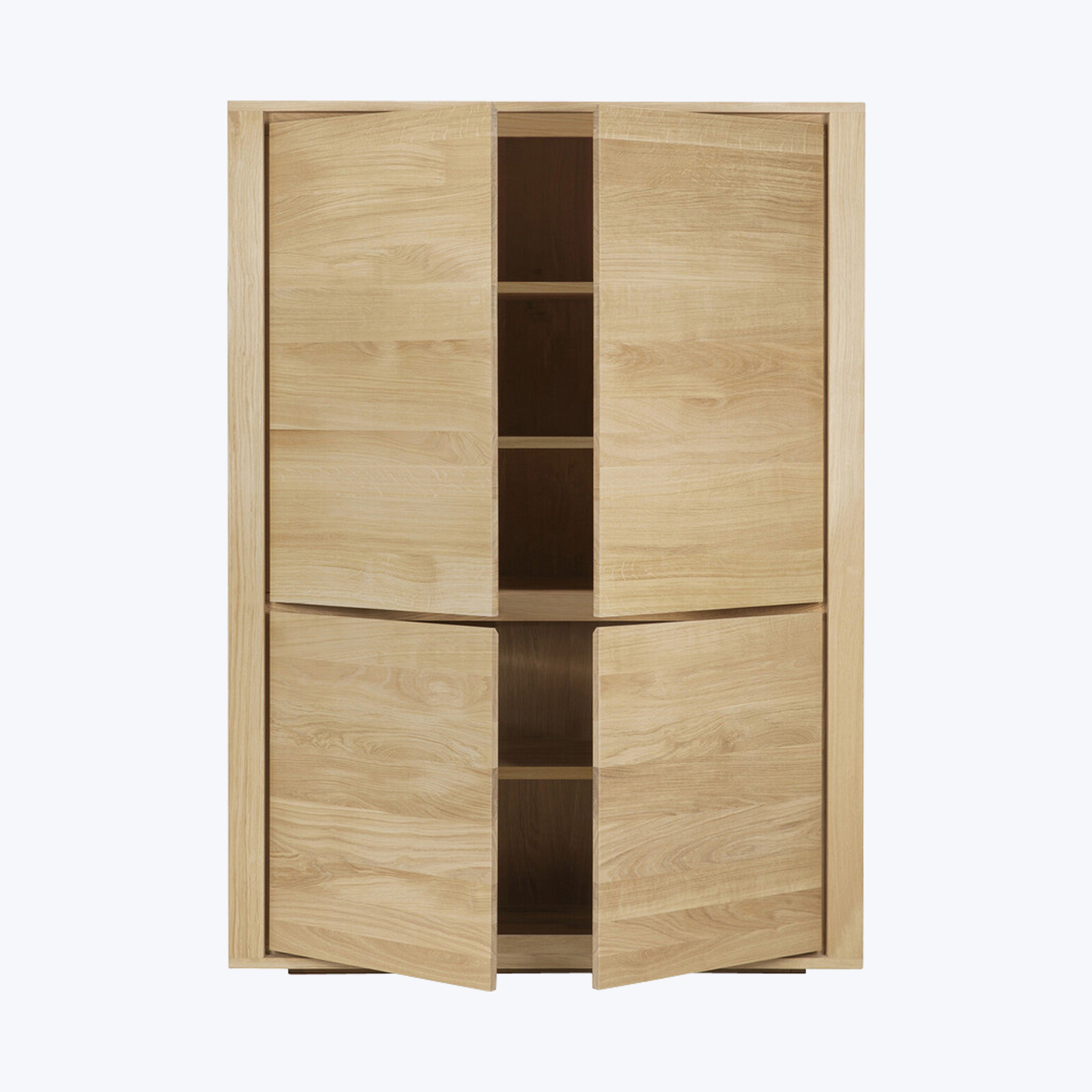 Oak Shadow TV Cupboard