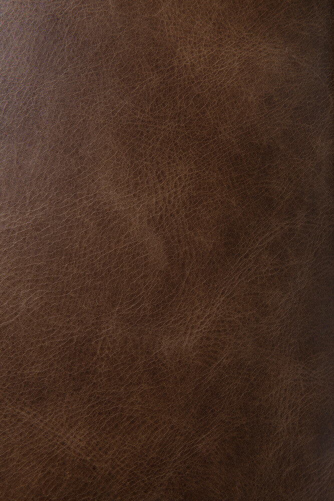 N701 Tufted Armless Chair Chestnut Leather