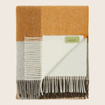 Uruguay Check Organic Wool Throw