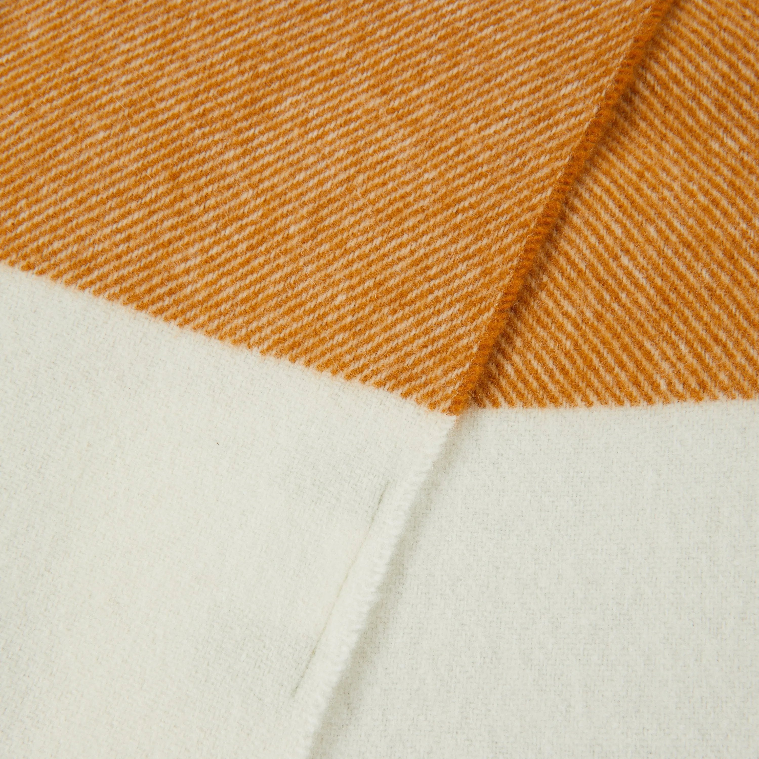 Uruguay Check Organic Wool Throw - Thumbnail 5