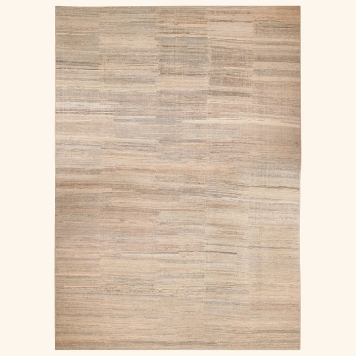 Brown Zameen Moroccan Wool Rug - 18'9" x 25'8"