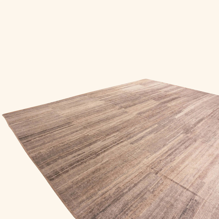 Brown Zameen Moroccan Wool Rug - 18'9" x 25'8"