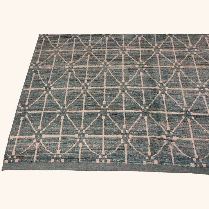 Zameen Transitional Wool Rug - 9'5" x 12'4"
