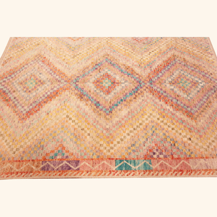 Zameen Transitional Wool Rug - 5'2" x 6'8"