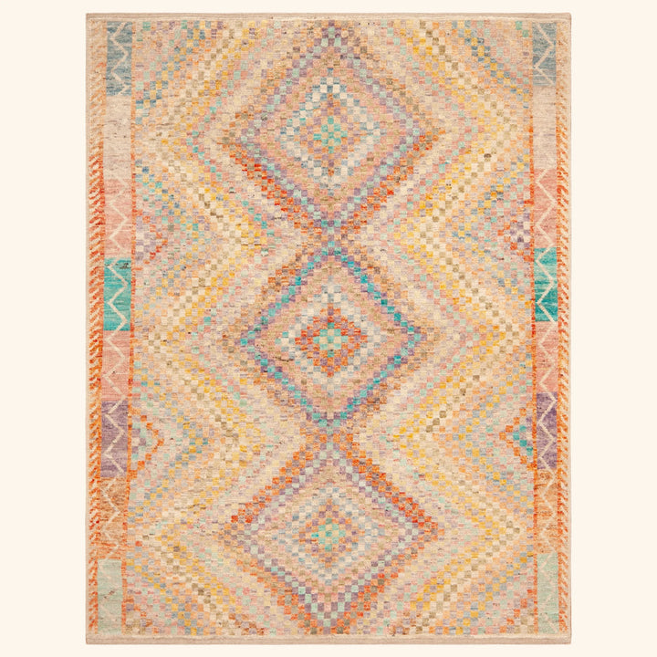 Zameen Transitional Wool Rug - 5'2" x 6'8"