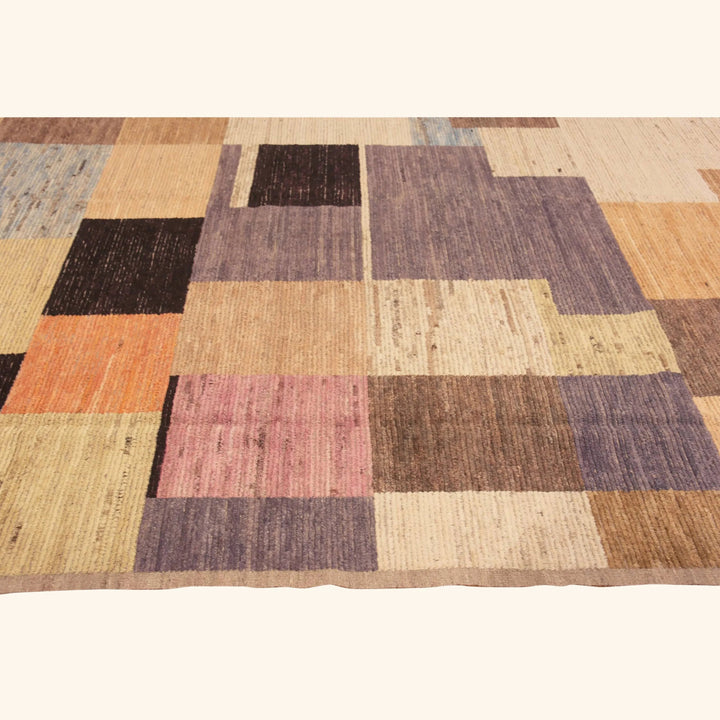 Zameen Transitional Wool Rug - 13'10" x 15'