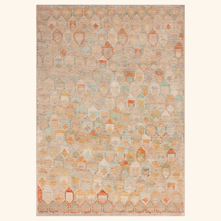 Zameen Transitional Wool Rug - 6'11" x 9'9"