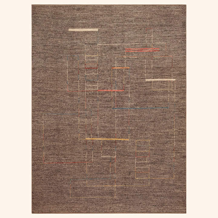Zameen Transitional Wool Rug - 8'10" x 11'11"