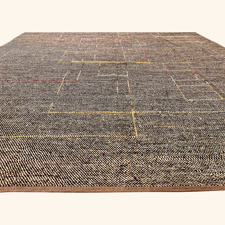 Zameen Transitional Wool Rug - 8'10" x 11'11"