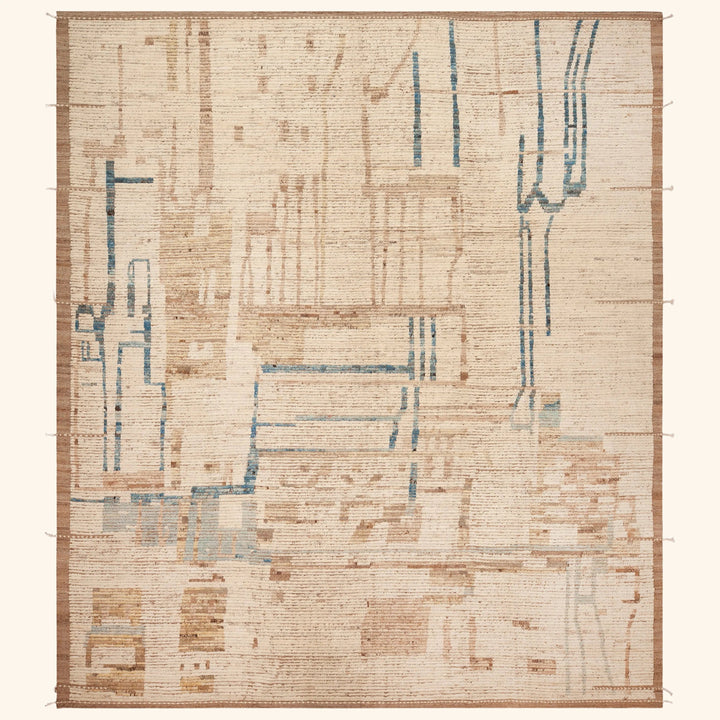 Zameen Transitional Wool Rug - 11'2" x 12'10"