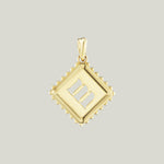 Mini Initial Pendant - M