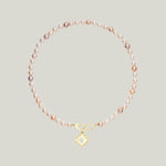 Charm-ing Pink Blush Pearl Necklace