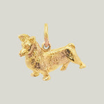 1960' corgy charm in 14k Yellow Gold