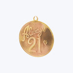 1960' Forever 21 charm in 14k Yellow Gold
