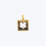 1960' Clover charm in 14k Yellow Gold