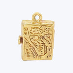 1950's Hope Chest Charm in 14k Yellow Gold