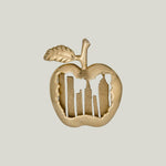 1970's Big Apple Charm 14k Yellow Gold