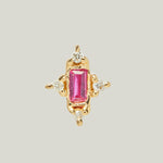 Amulet Stud with Ruby
