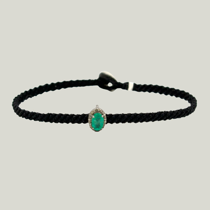 Victorian Emerald Halo Macrame