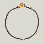 Fairy Bead Charms Bracelet in Ebony