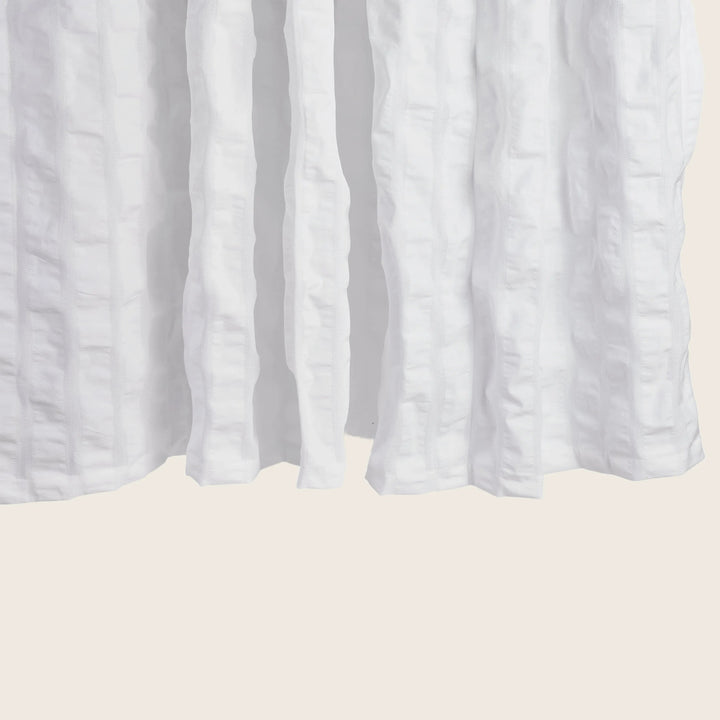 Panama Shower Curtain White