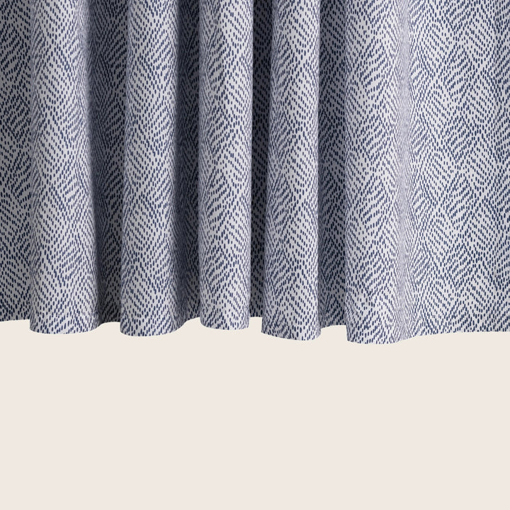 Duma Diamond Shower Curtain Navy