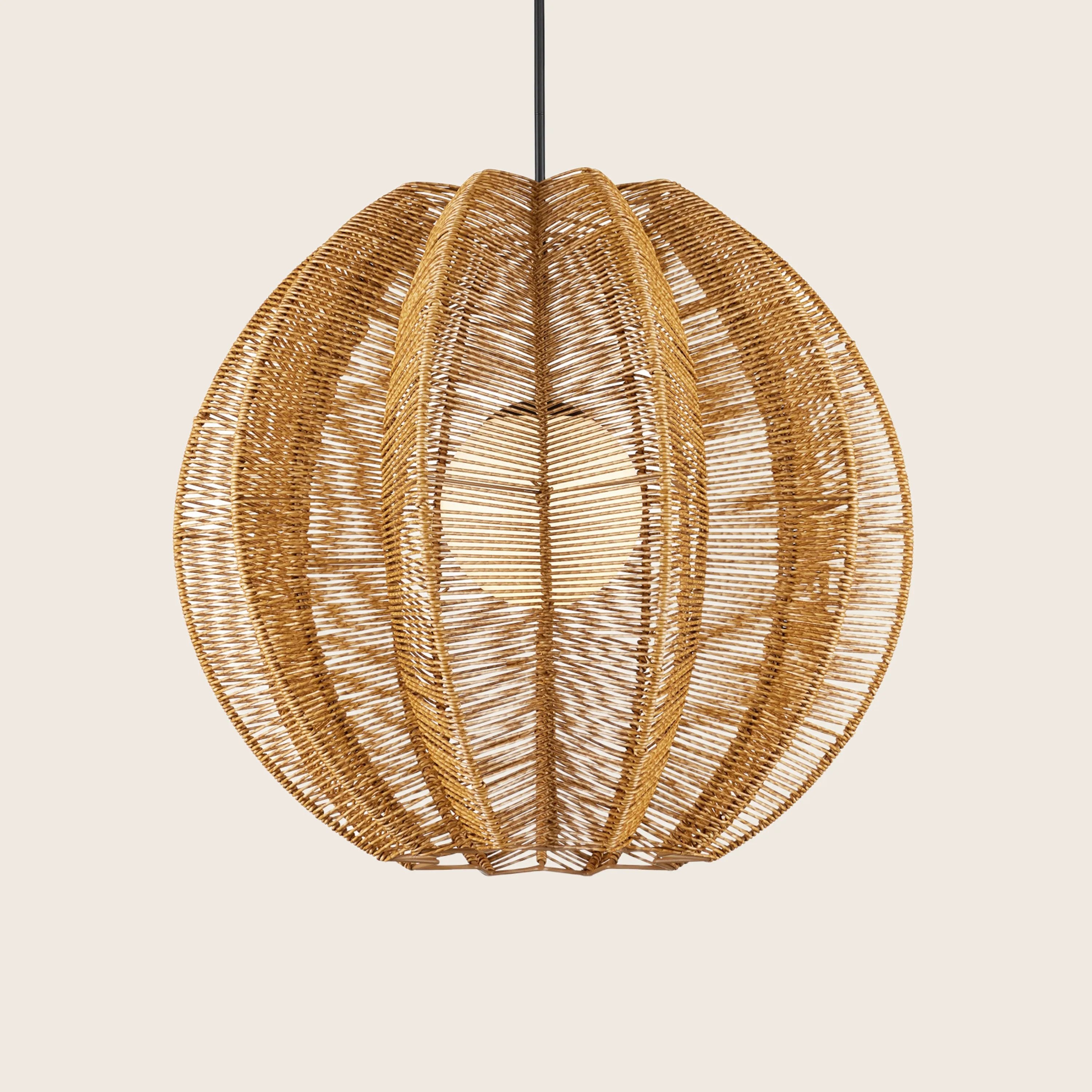 Currey & Company Barbary Fluted Outdoor Pendant - Thumbnail 2