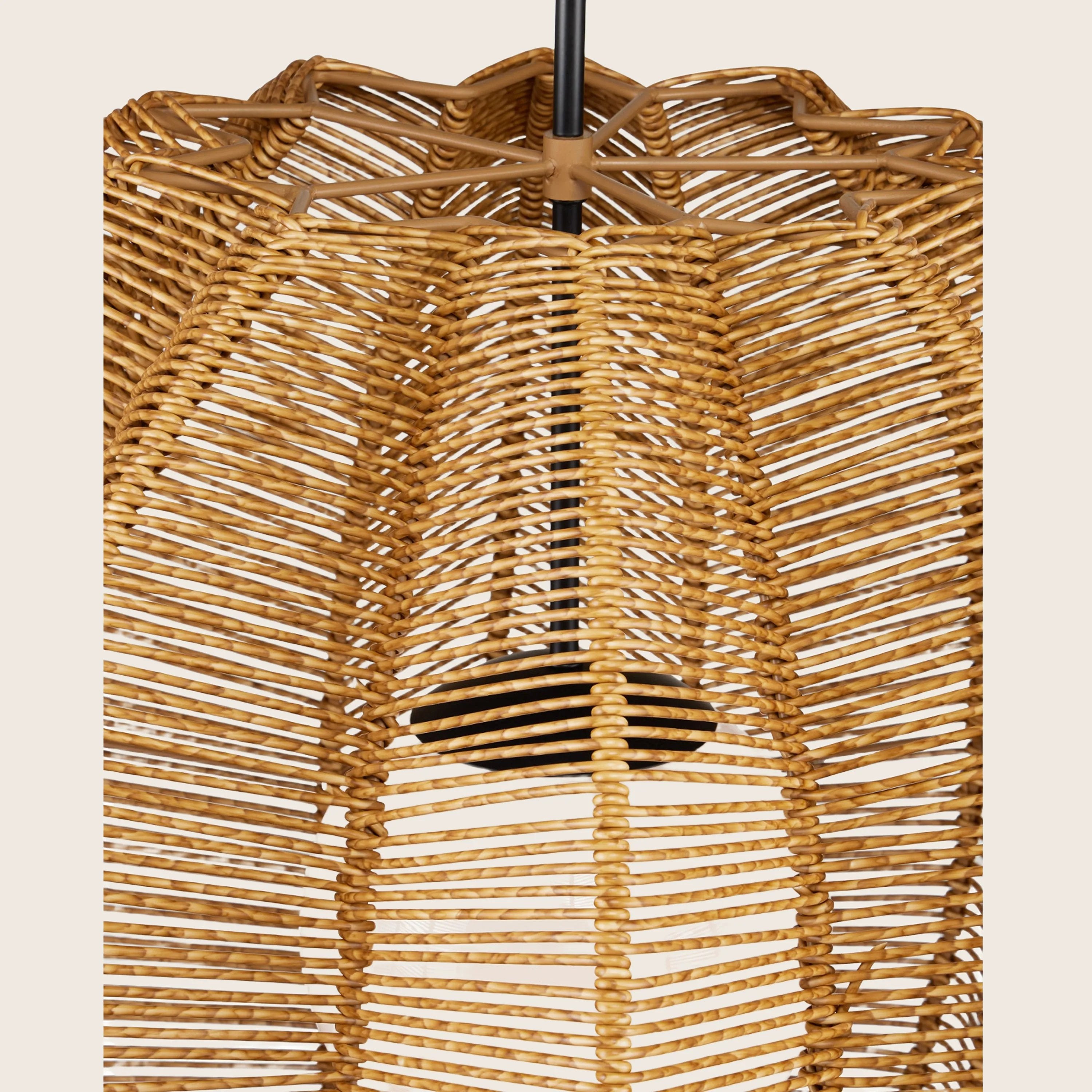 Currey & Company Barbary Fluted Outdoor Pendant - Thumbnail 3
