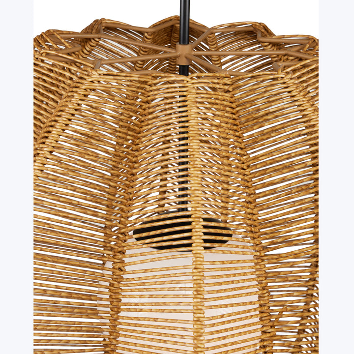 Barbary Fluted Outdoor Pendant