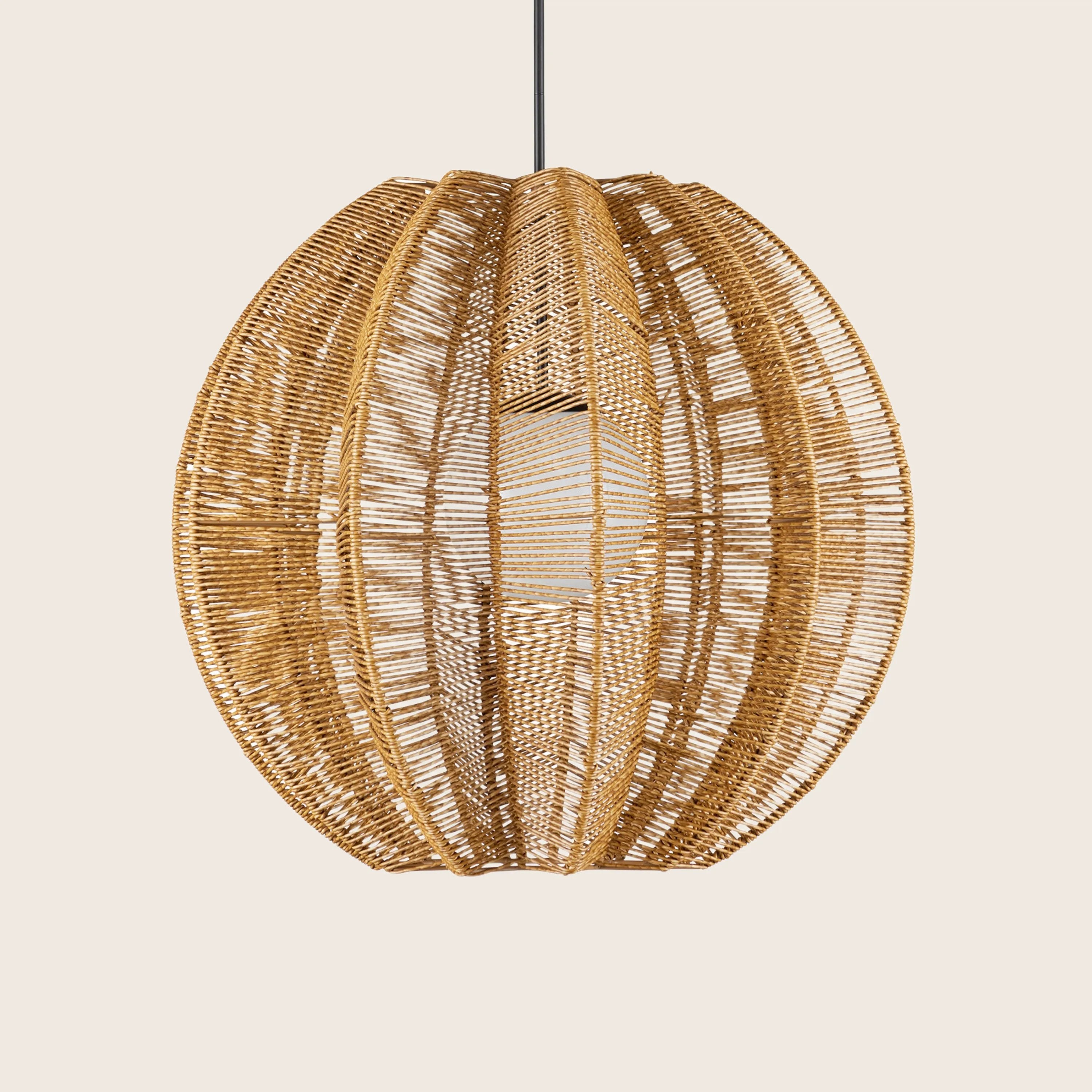 Currey & Company Barbary Fluted Outdoor Pendant