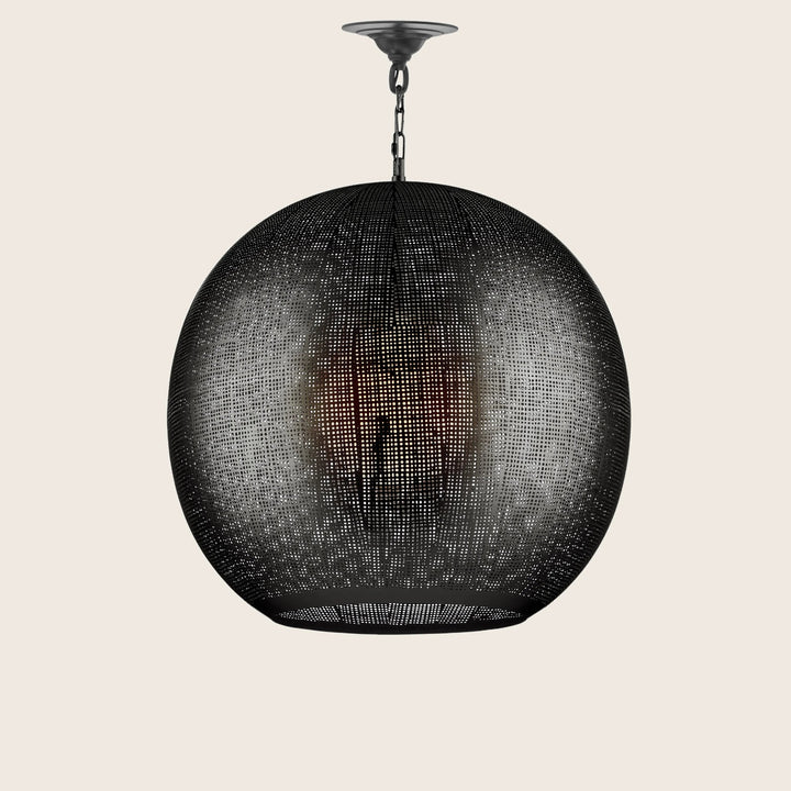 Buckram Orb Pendant