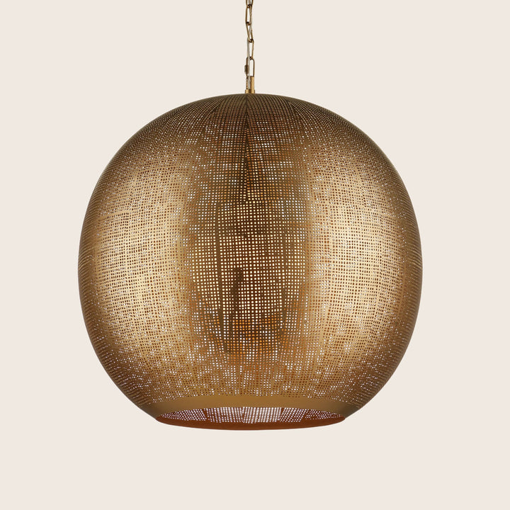 Buckram Orb Pendant