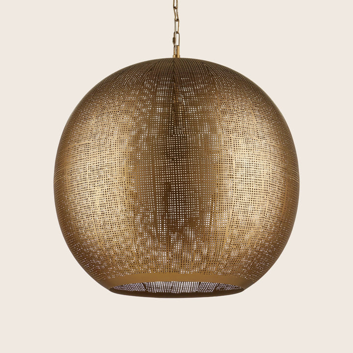 Buckram Orb Pendant