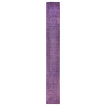 Purple Overdyed Wool Runner - 2'6" x 19'1"