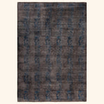 Brown Overdyed Wool Rug - 5'4" x 7'9"